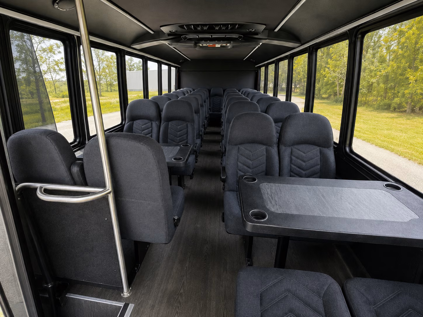 miami 18 passenger minibus interior