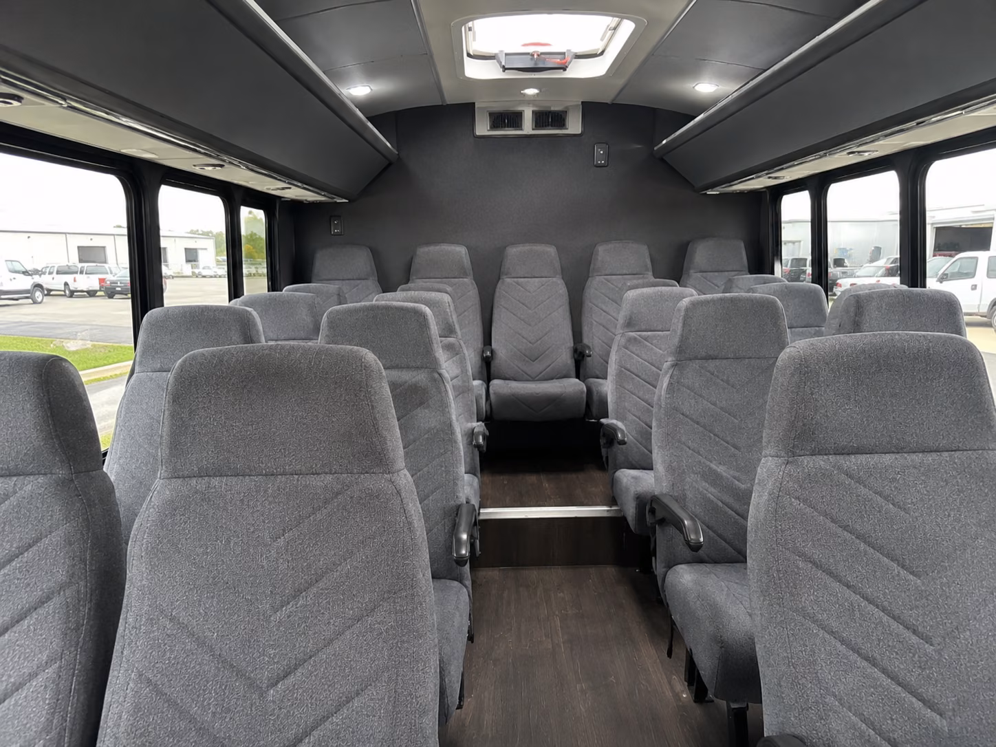 miami 20 passenger minibus interior