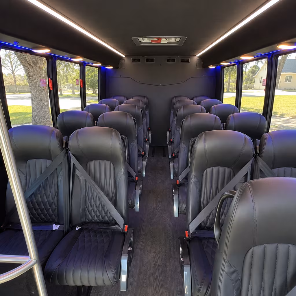 miami 28 passenger minibus inside