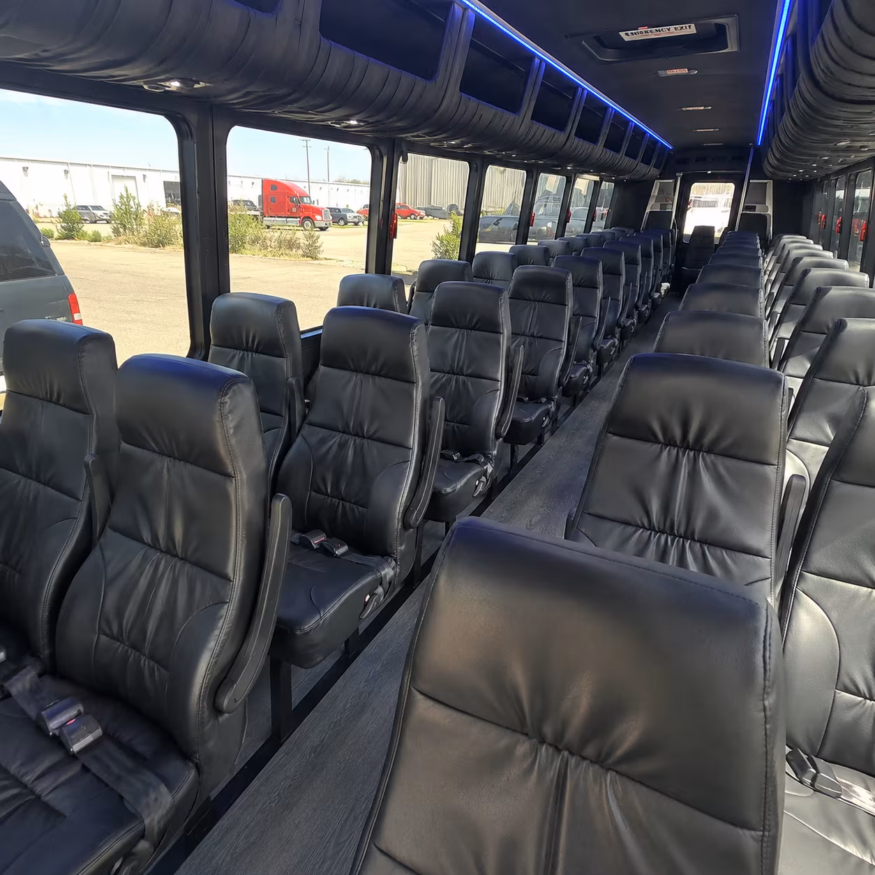 miami 30 passenger minibus inside