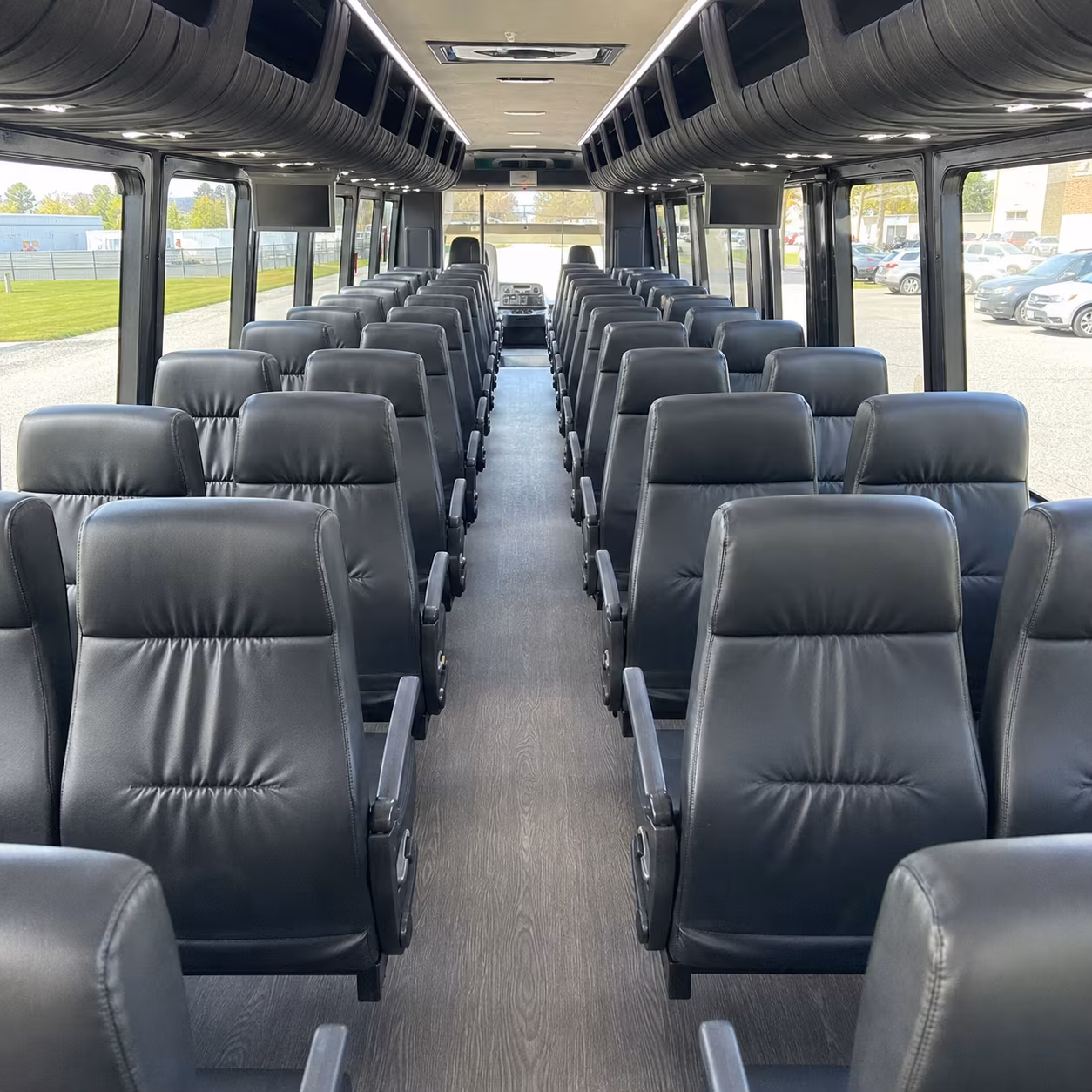 miami 35 passenger minibus inside