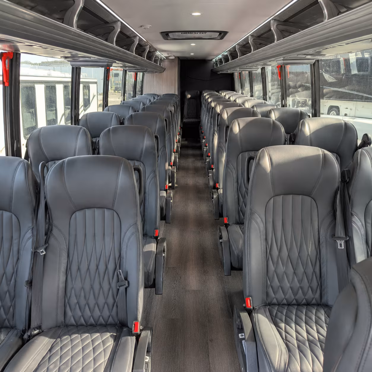 miami 35 passenger minibus interior