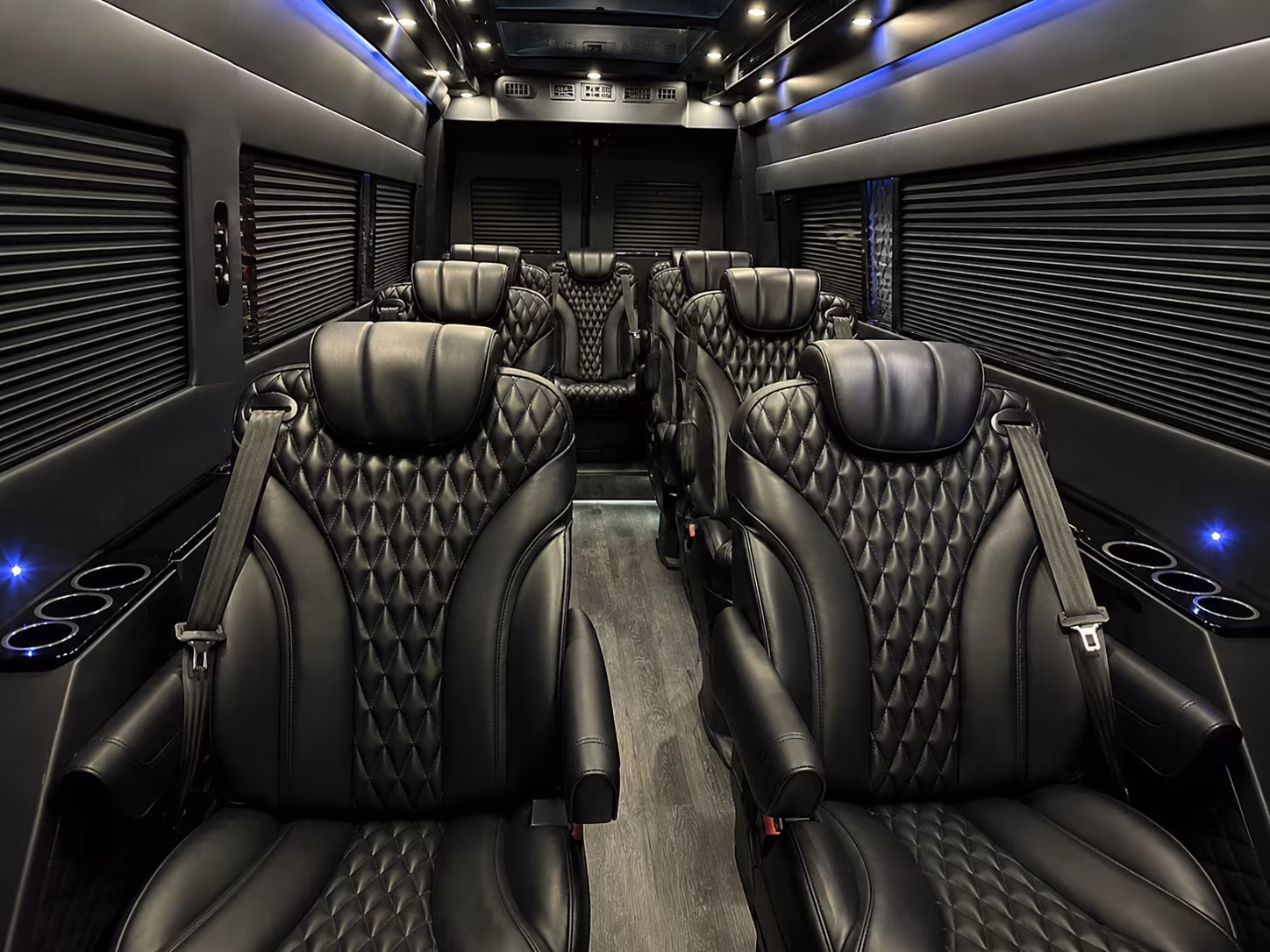 miami corporate transportation onboard seating