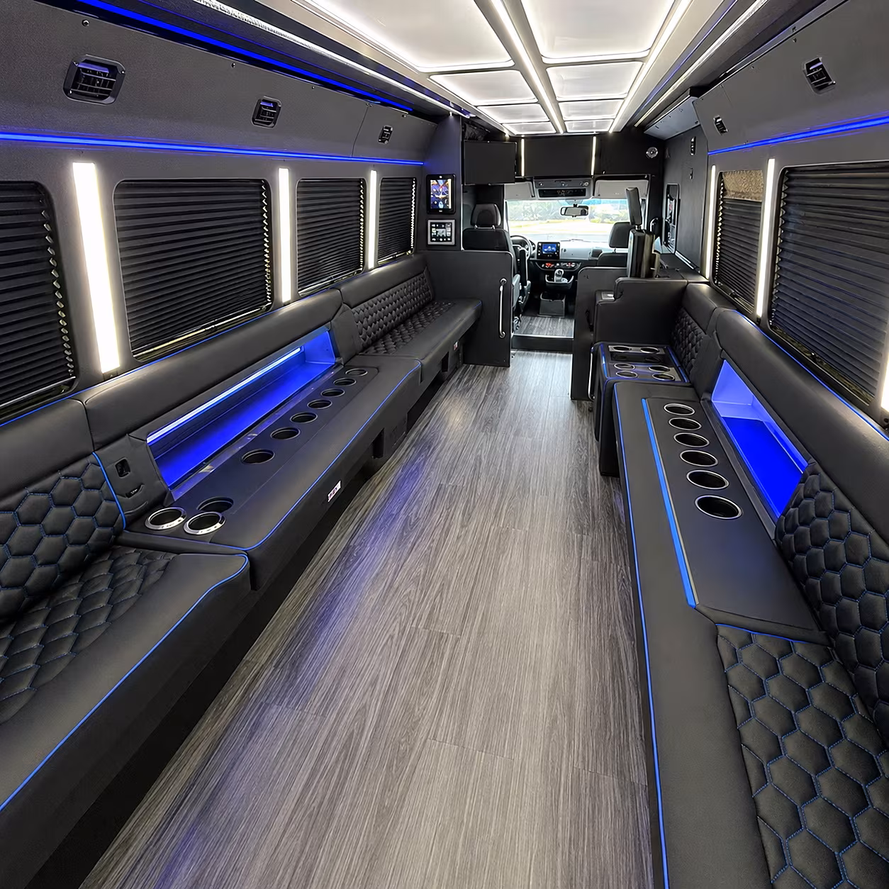 miami party bus interior