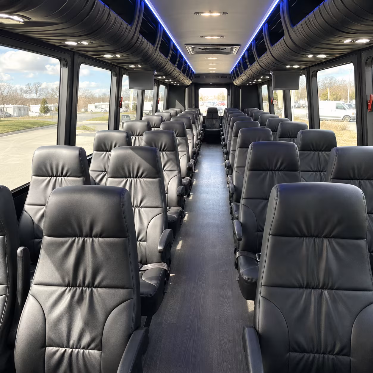 miami prom transportation onboard seating