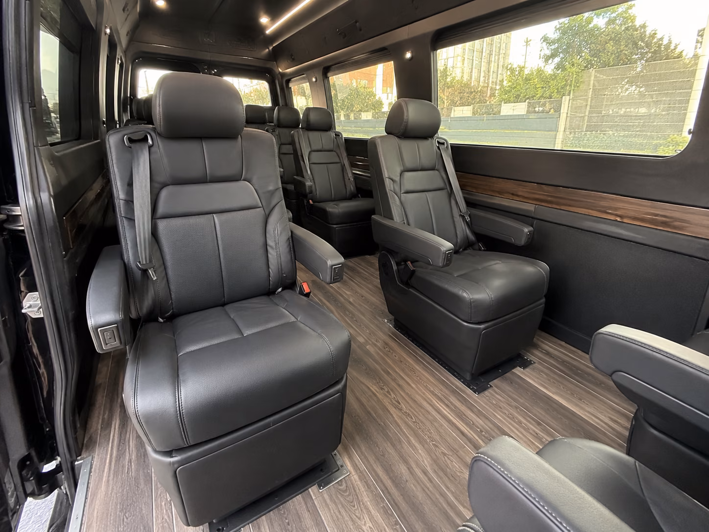 miami sprinter van with driver interior